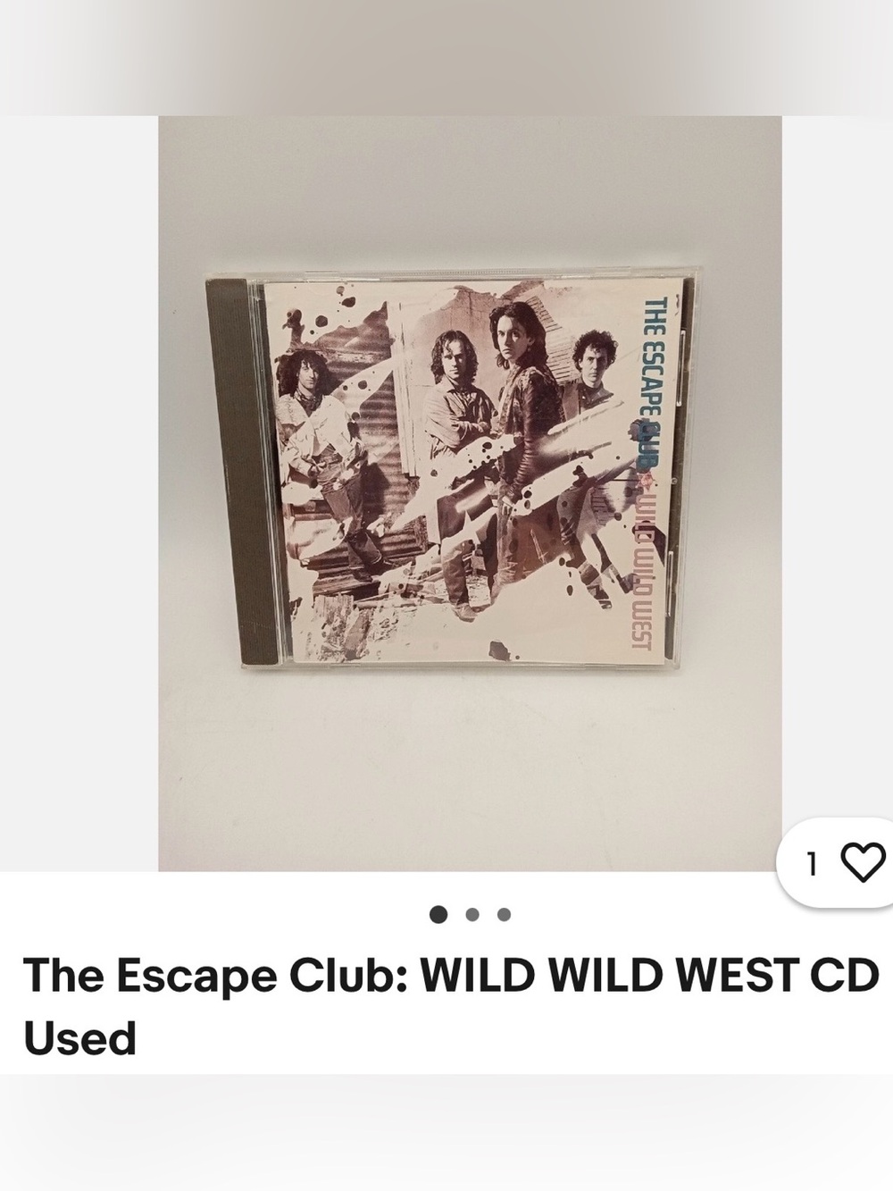 3121**The Escape Club Wall Art Print in Beige and Black - Unbranded